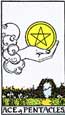 1 ace pentacles