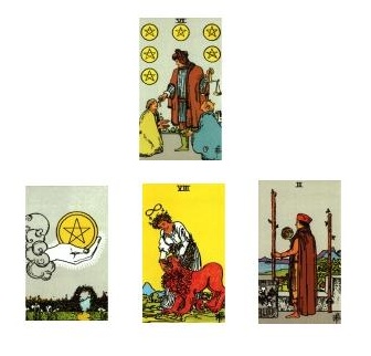 Rider-Waite Tarot reading 2-8-11