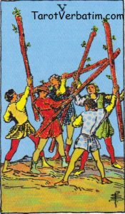 Five of Wands