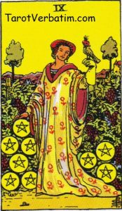 Nine of Pentacles